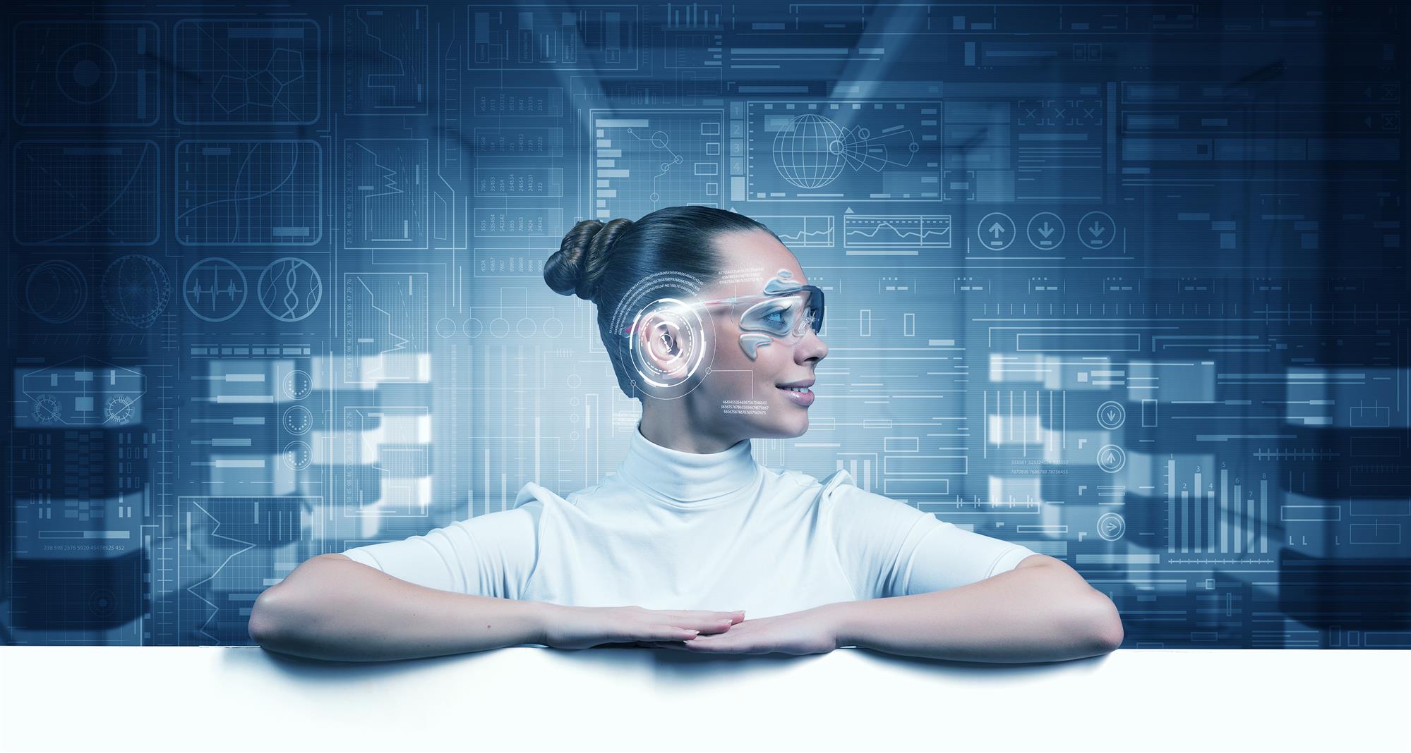 Virtual Receptionist from a woman