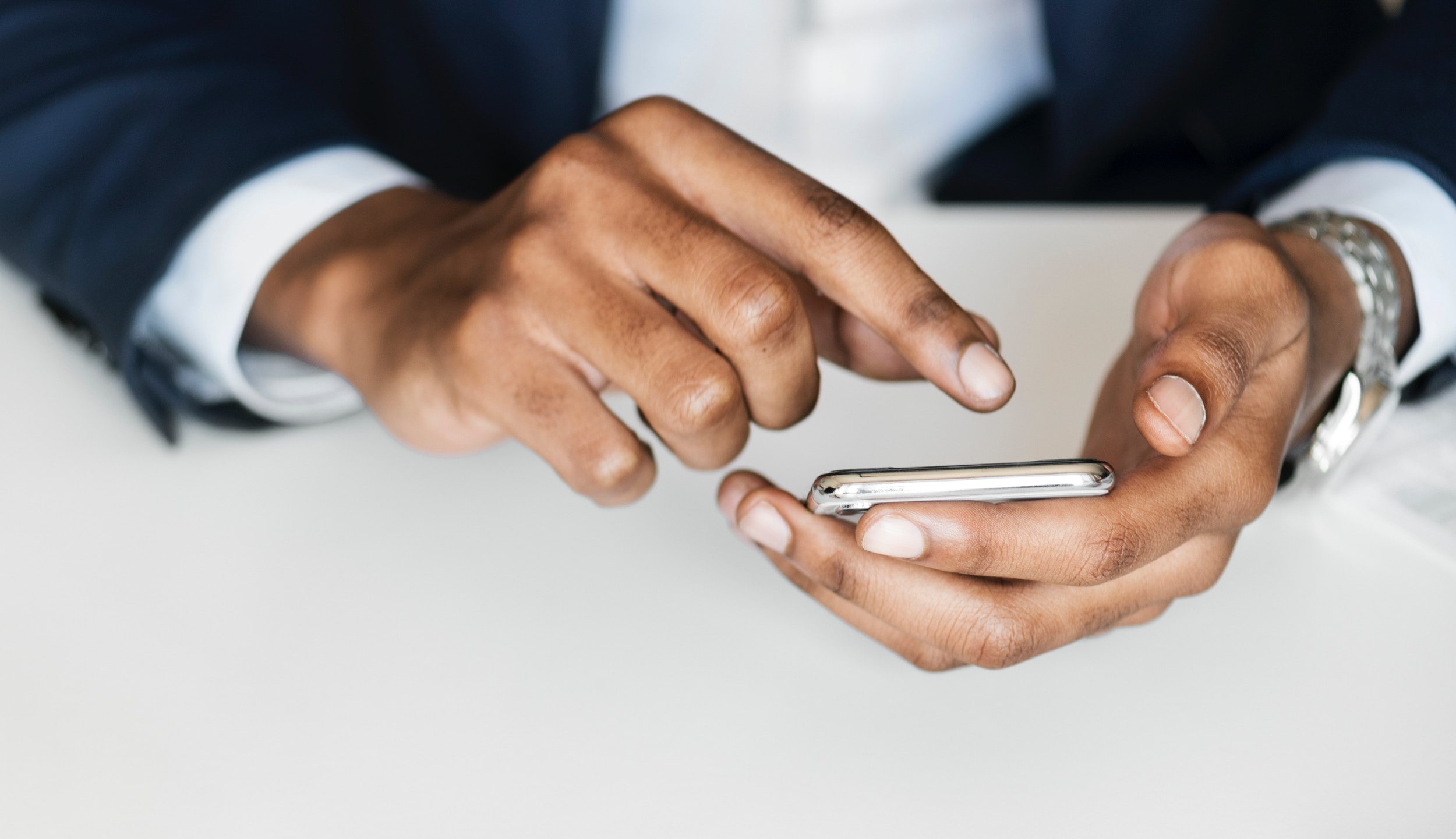 Live Answering Service, man on a phone