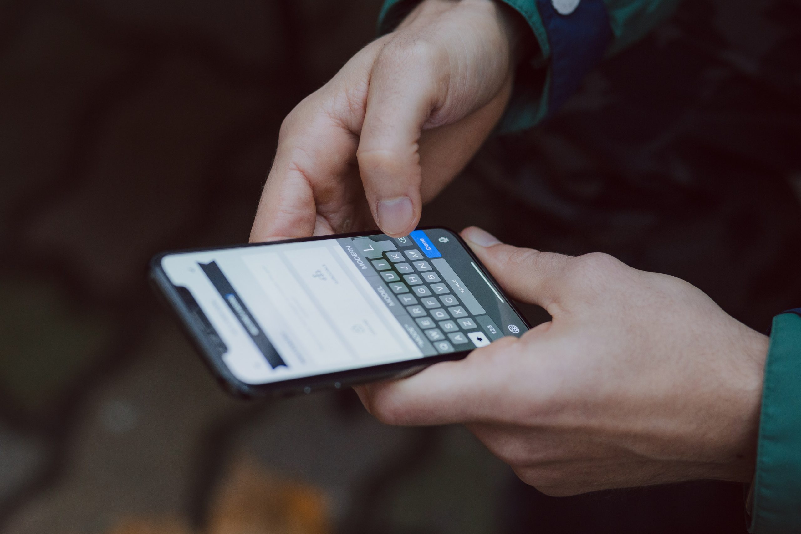 Communication on a cell phone during safer at home