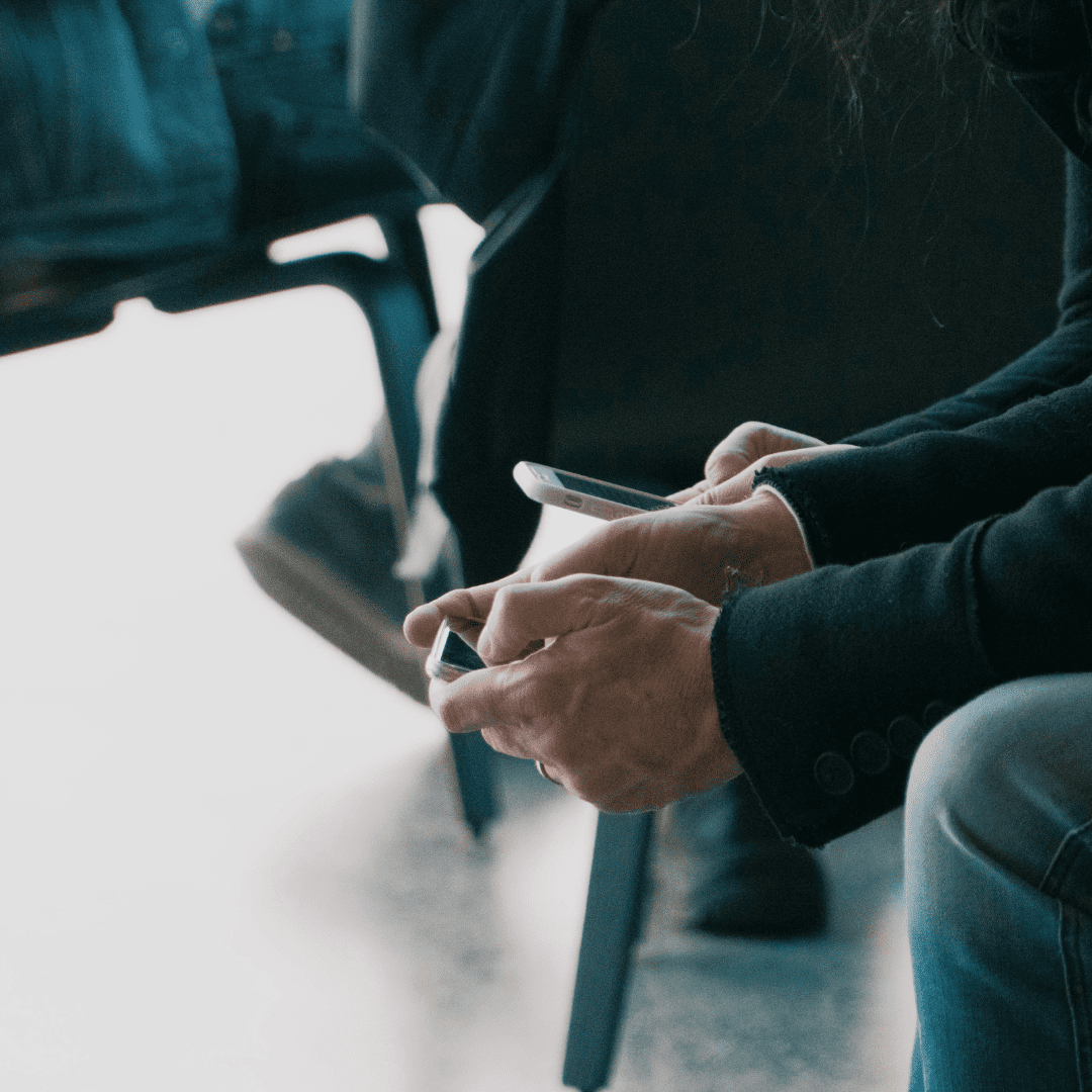 man on the phone with Employee Screening