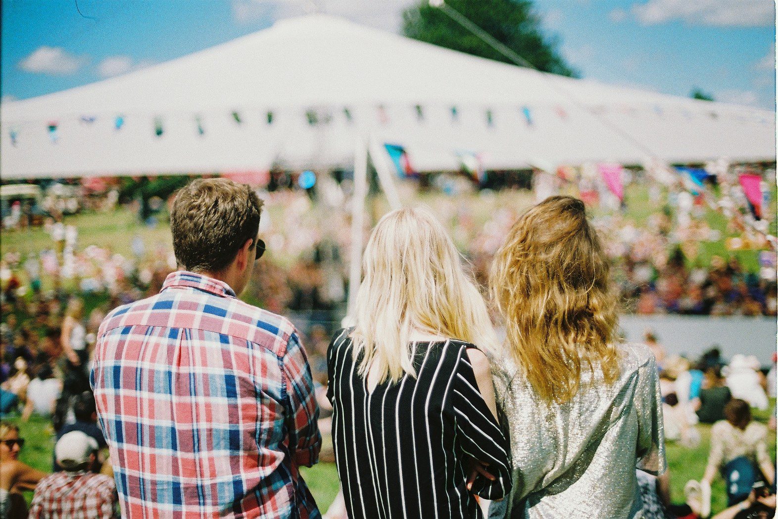 image of people at a 4th of July event representing the need for good call center support