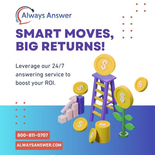 Smart Moves, Big Returns! ROI with a 24/7 answering service